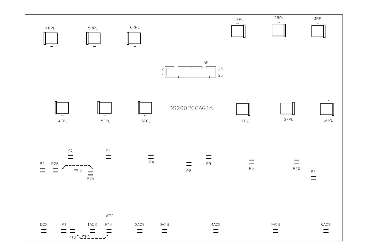 First Page Image of DS200PCCAG1ACB Layout Diagram.pdf